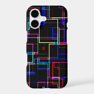 COOL Multicolored Striped Pattern iPhone 17 Case