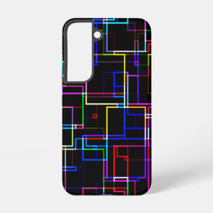 COOL Multicolored Striped Pattern Samsung Galaxy S22 Case
