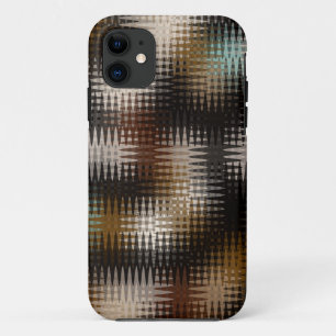Cool Multicolored Wavy Zigzag Pattern iPhone 11 Case