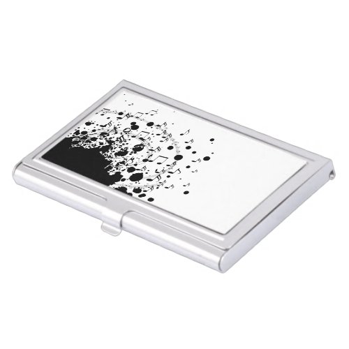 cool music explosion design business card holder