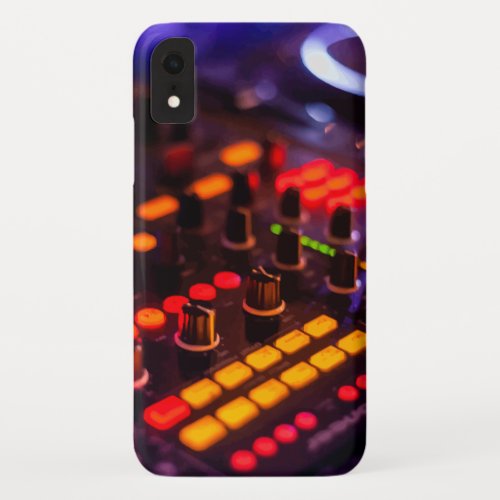 Cool Music Theme iPhone XR Case