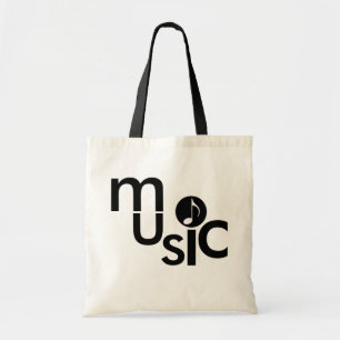 cool music tote bag