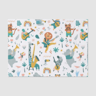 Cool Musical Band Tissue Paper