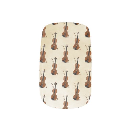 Cool Musical Violin Music Instrument Design Minx Nail Art