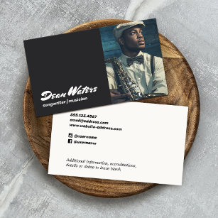 Musician Business Cards | Zazzle