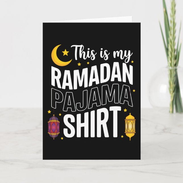 Cool Muslim Ramadan Praying Faith Worship sunset Card (Front)