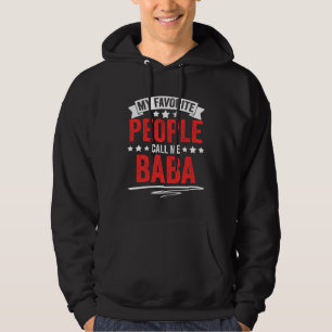 Cool My Favorite People Call Me Baba Srbija Serbia Hoodie