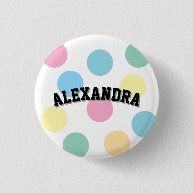 Cool Name Template  Button (Front)