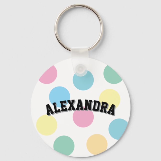 Cool Name Template  Keychain (Front)