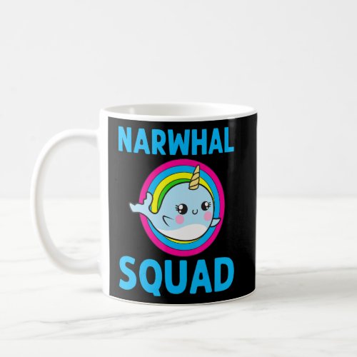 Cool Narwhal For Men Women Rainbow Tusk Sea Unicor Coffee Mug