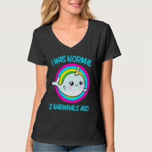 Cool Narwhal For Men Women Rainbow Tusk Sea Unicor T-Shirt