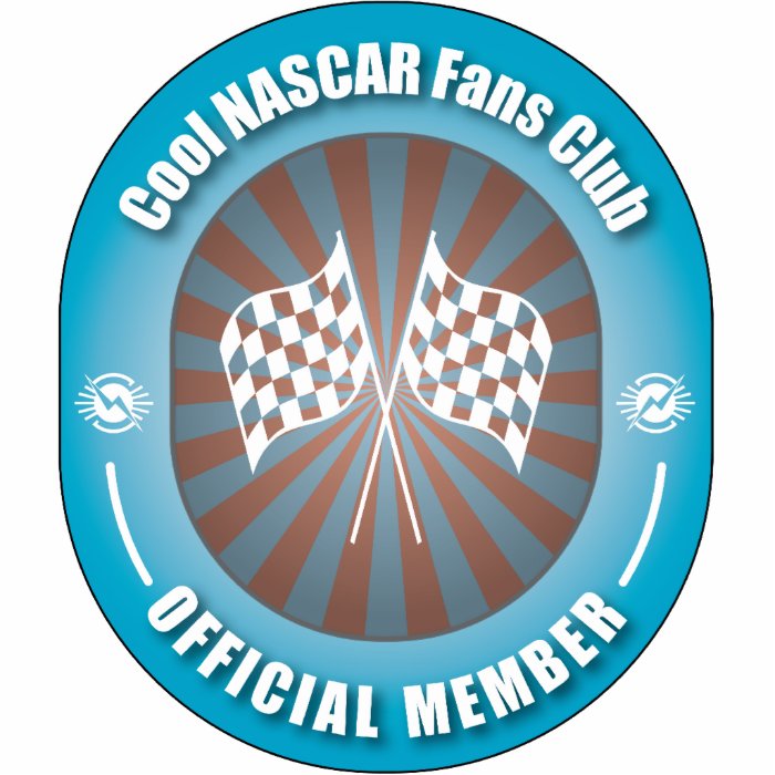 Cool NASCAR Fans Club Photo Cut Out