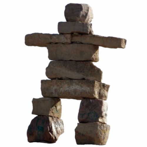 Cool Native American Inukshuk 2 Sculpted Gift Statuette