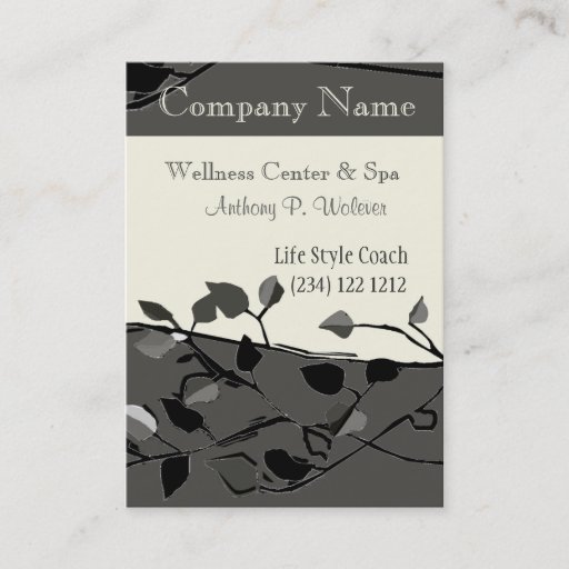 Customizable Cool Nature Tree Branch Design Business Card Templates