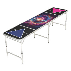 Cool Neon Custom Beer Pong Table