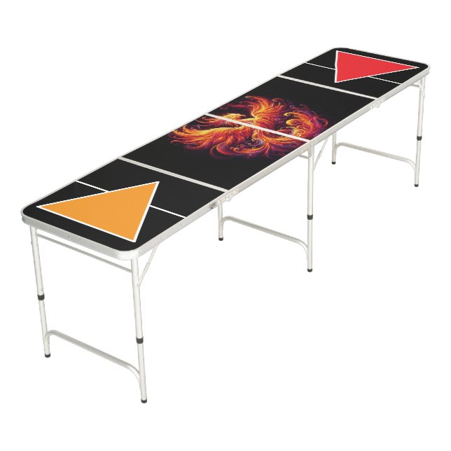 Cool Neon Custom Beer Pong Table (Angled)