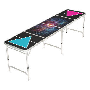 Cool Neon Custom Beer Pong Table