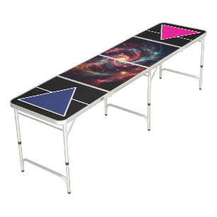 Cool Neon Custom Beer Pong Table