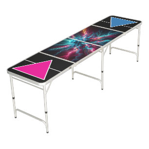 Cool Neon Custom Beer Pong Table