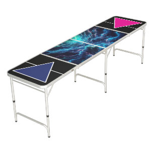 Cool Neon Custom Beer Pong Table
