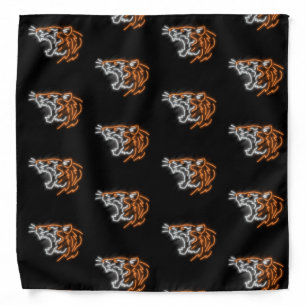 Cool Neon Tiger Bandana