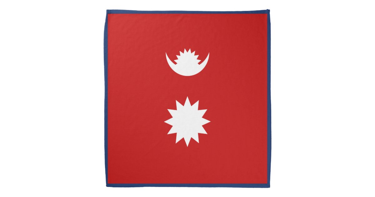 Cool Nepal Flag Fashion Bandana