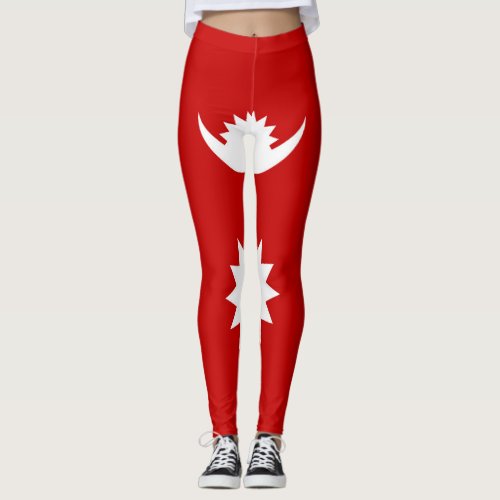 Cool Nepal Flag Fashion Leggings