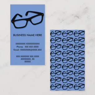 Cool Nerd Glasses Business Card