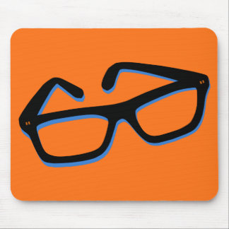 Cool Nerd Glasses Mouse Pad