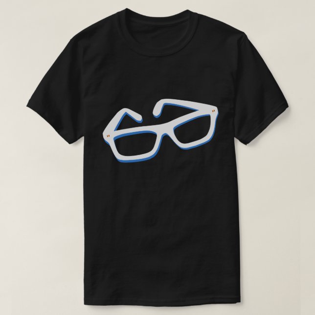 Cool Nerd Glasses T-Shirt (Design Front)