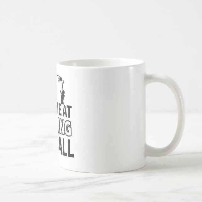 Cool Netball designs Coffee Mug (Right)