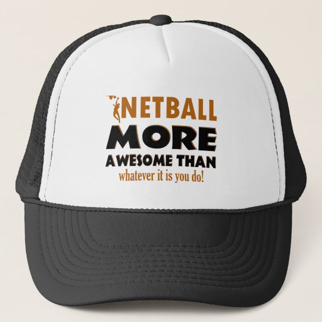 Cool Netball designs Trucker Hat (Front)