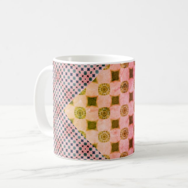 Cool New Beginnings Country Pattern Coffee Mug (Front Left)