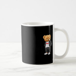 Cool New York City Teddy Bear Illustration Graphic Coffee Mug