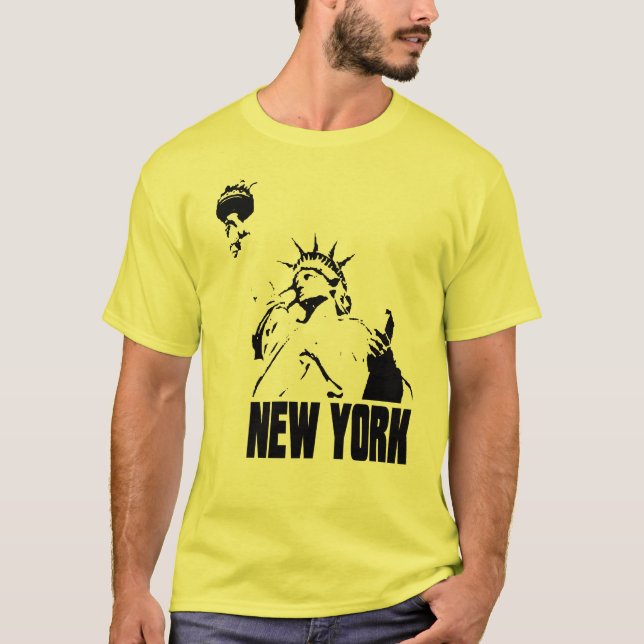 cool new york shirt design new york city state USA (Front)