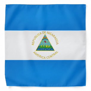 Cool Nicaragua Flag Fashion Bandana