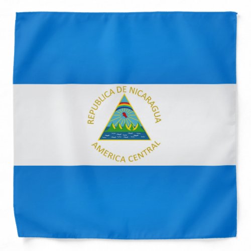 Cool Nicaragua Flag Fashion Bandana