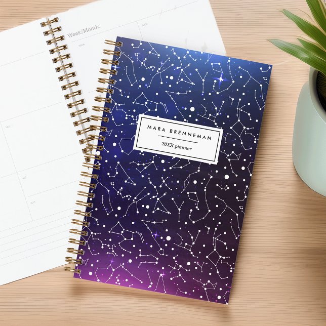 Cool Night Sky Constellations Personalized Planner (Creator Uploaded)