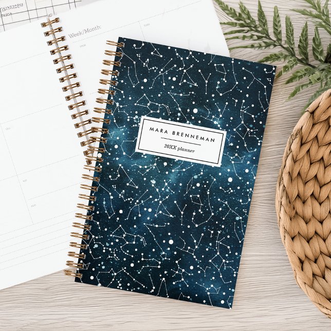 Cool Night Sky Constellations Personalized Planner (Creator Uploaded)