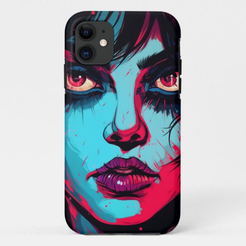 Cool Nightcore Girl iPhone 11 Case