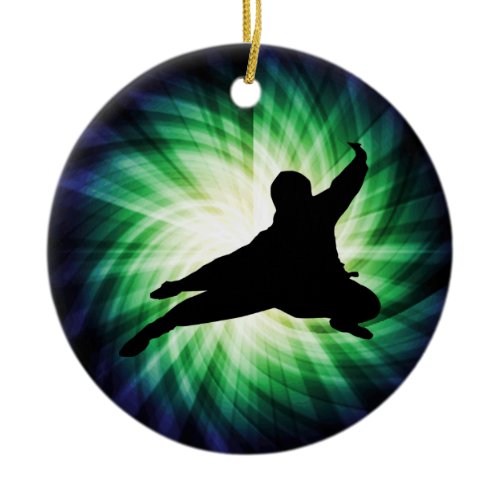 Cool Ninja Ceramic Ornament