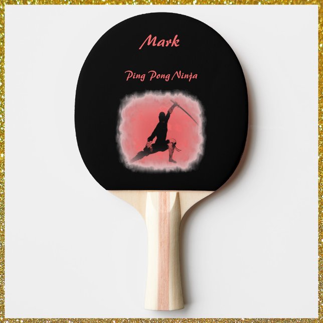 Cool Ninja Warrior Ping Pong Paddle (Creator Uploaded)