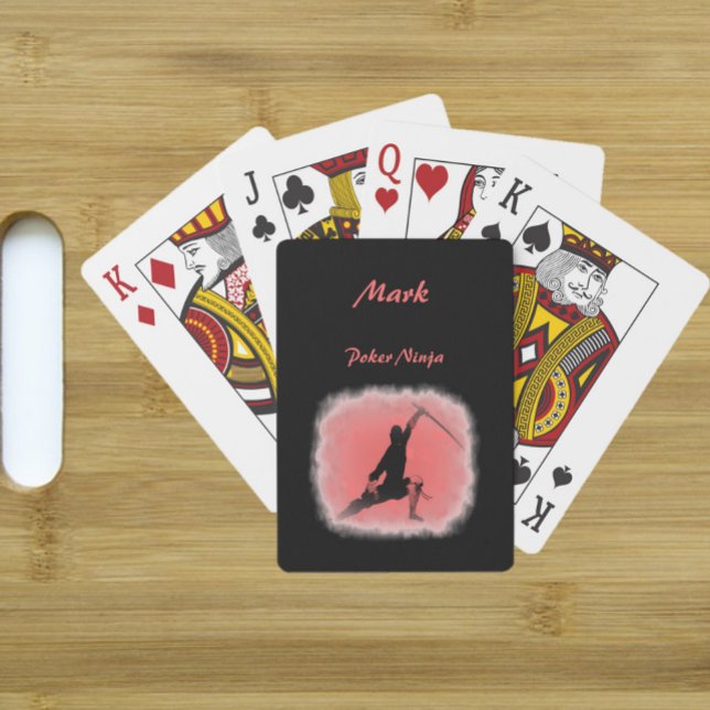 Cool Ninja Warrior Poker Cards (Creator Uploaded)