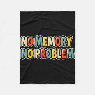 Cool no memory no problem speech costume  fleece blanket