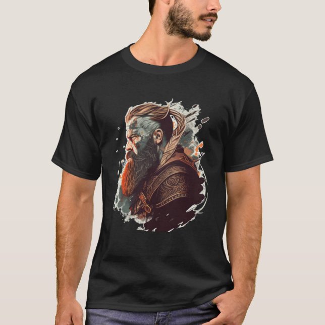 Cool norse Berserker T-Shirt (Front)
