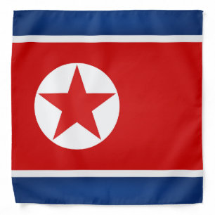 Cool North Korea Flag Fashion Bandana