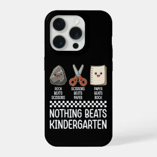 Cool Nothing Beats Kindergarten Elementary School  iPhone 15 Pro Case
