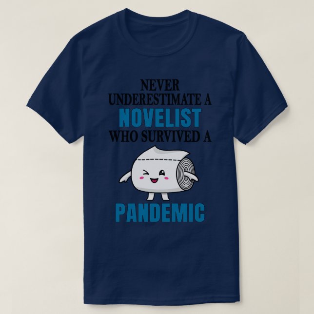 Cool Novelist Paramedic T-Shirt (Design Front)