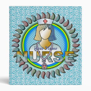 Cool nurse 3 ring binder