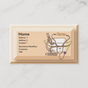 Cool Nurse Business Card